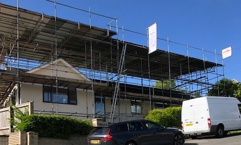 We’ve just started our latest project….  A complete house renovation with a new storey to be added as well as a new roof!